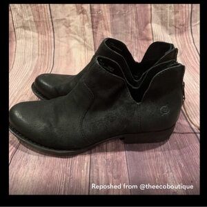 Born Black Ankle Boots